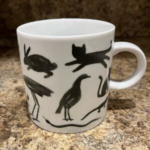 Danica Studio Animal Silhouettes White Mug 12 oz.